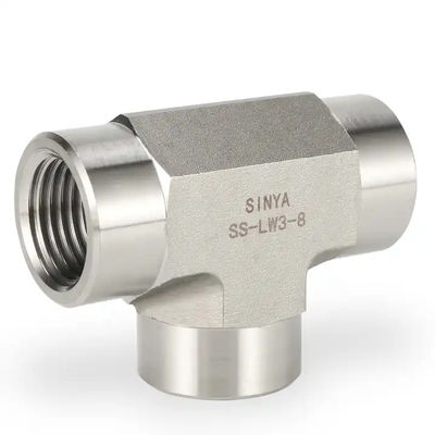 High Pressure Screwed Pipe Fittings Stainless Steel 1/4" Female NPT Threaded