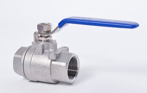 ​Female Threaded SUS304 2PC Ball Valve Stainless Steel Corrosion Resistant